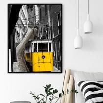 Quadro Decorativo Bonde Londres - 70x50cm