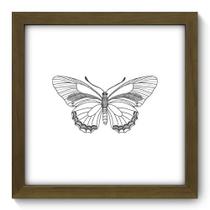 Quadro Decorativo - Borboleta - 22cm x 22cm - 068qdsm