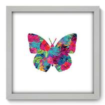 Quadro Decorativo - Borboleta - 33cm x 33cm - 253qdsb Quadro Decorativo - Borboleta - 33cm x 33cm - 253qdsb