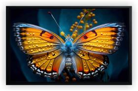 Quadro Decorativo Borboleta Colorida Salas Tela Canvas Premium GG2