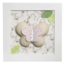 Quadro Decorativo Borboleta Quarto Bebê Infantil Menina - Potinho de mel