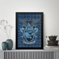 Quadro Decorativo Brasão Ravenclaw 33x24cm - com vidro