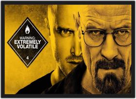 Quadro Decorativo Breaking Bad Séries Cinema Salas Quartos Decorações Com Moldura
