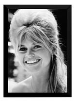 Quadro Decorativo Brigitte Bardot Foto Poster Moldurado