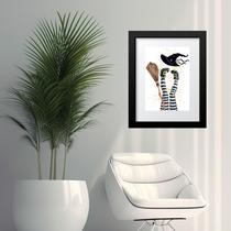 Quadro Decorativo Bruxa Cansada - 60x48cm