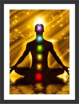 Quadro Decorativo Buda Budismo Chácras Meditação Religiosidade Decorações Com Moldura