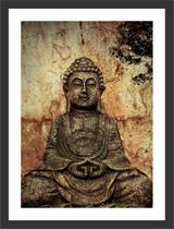 Quadro Decorativo Buda Budismo Religiosidade Decorações Com Moldura Quadro Decorativo Buda Budismo Religiosidade Decorações Com Moldura