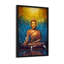 Quadro Decorativo Buda Meditação Budismo Zen Paz 60x40cm Quadro Decorativo Buda Meditação Budismo Zen Paz 60x40cm