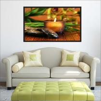 Quadro Decorativo Budismo Religiosidade Chácras Com Moldura TT7 Quadro Decorativo Budismo Religiosidade Chácras Com Moldura TT7
