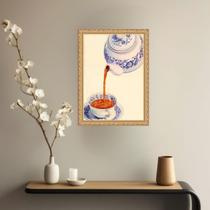 Quadro Decorativo Bule De Chá 45X34Cm Quadro Decorativo Bule De Chá 45X34Cm