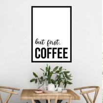 Quadro Decorativo But First, Coffee Ii 34x23Cm