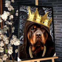 Quadro Decorativo Cachorro Rei