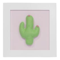 Quadro Decorativo Cacto Quarto Bebê Infantil Menina