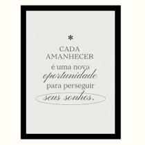 Quadro Decorativo"Cada amanhecer é uma nova oportunidade."