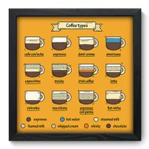 Quadro Decorativo - Café - 33cm x 33cm - 261qdcp