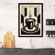 Quadro Decorativo Café - Art Deco 24x18cm