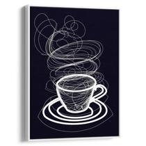 Quadro decorativo Café Energizante na Espiral do Tempo - Art Canvas