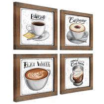 Quadro Decorativo Café Expresso Padaria Cozinha 12x12cm 2