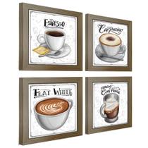 Quadro Decorativo Café Expresso Padaria Cozinha 12x12cm 2 Quadro Decorativo Café Expresso Padaria Cozinha 12x12cm 2