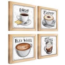 Quadro Decorativo Café Expresso Padaria Cozinha 12x12cm 2