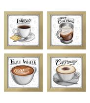 Quadro Decorativo Café Expresso Padaria Cozinha 12x12cm 2