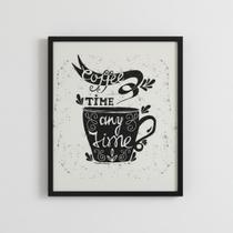 Quadro Decorativo Cafeteria Café Confeitaria Moldura 25x30