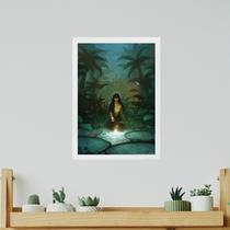 Quadro Decorativo Caipora 24x18cm - com vidro Quadro Decorativo Caipora 24x18cm - com vidro