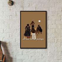 Quadro Decorativo Candomblé - Lua 45x34cm - com vidro Quadro Decorativo Candomblé - Lua 45x34cm - com vidro