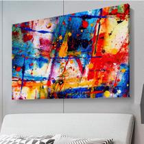 Quadro Decorativo Canvas Abstrato 60x90 - Foto Paulista