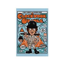 Quadro Decorativo Canvas Alex Delarge Laranja Mecânica