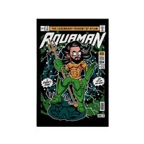 Quadro Decorativo Canvas Aquaman Herói Mar Teen