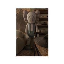 Quadro Decorativo Canvas Boneco Abstrato Branco Verde 3d Quadro Decorativo Canvas Boneco Abstrato Branco Verde 3d