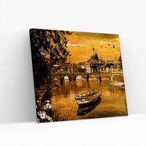 Quadro Decorativo Canvas Canoa 60x90 - Foto Paulista