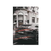 Quadro Decorativo Canvas Carro Preto Esportivo Loja Grife