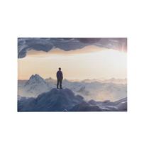 Quadro Decorativo Canvas Caverna Geleira Gelo Homem Paisagem Quadro Decorativo Canvas Caverna Geleira Gelo Homem Paisagem