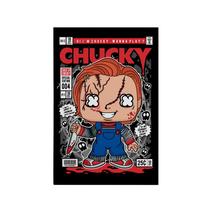 Quadro Decorativo Canvas Chucky Filme Boneco Terror