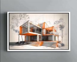 Quadro Decorativo Canvas Engenharia Civil Arquitetura Planta Projeto Casa Quadro Decorativo Canvas Engenharia Civil Arquitetura Planta Projeto Casa