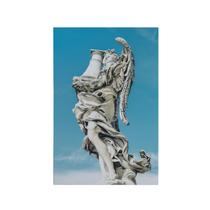 Quadro Decorativo Canvas Estátua grega Anjo Pilastra Céu