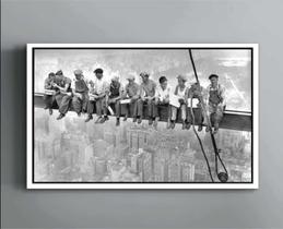 Quadro Decorativo Canvas Filete Operários Viga Na Altura 69 Andar Engenharia Quadro Decorativo Canvas Filete Operários Viga Na Altura 69 Andar Engenharia