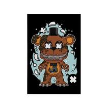Quadro Decorativo Canvas Five Nights At freddy Jogo Urso Quadro Decorativo Canvas Five Nights At freddy Jogo Urso