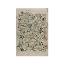 Quadro Decorativo Canvas Floral Abstrato Vintage Bege Rosa