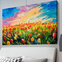 Quadro Decorativo Canvas Flores 50x70 - Foto Paulista Quadro Decorativo Canvas Flores 50x70 - Foto Paulista
