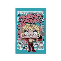 Quadro Decorativo Canvas Harley Quinn Alerquina Colorido