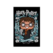 Quadro Decorativo Canvas Harry p. Personagem Azul Preto