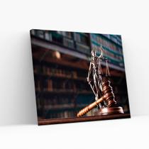 Quadro Decorativo Canvas Martelo da Justiça 50x70- Foto Paulista