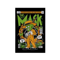 Quadro Decorativo Canvas Máscara Verde Desenho Chibi Quadro Decorativo Canvas Máscara Verde Desenho Chibi