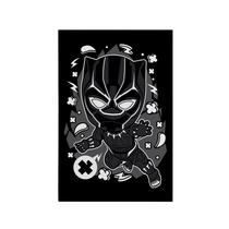 Quadro Decorativo Canvas Pantera Negra Herói Teen - Deliquadros