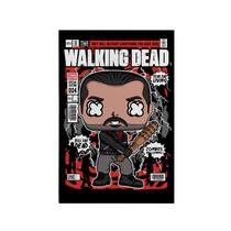 Quadro Decorativo Canvas The Walking Dead Chib Zumbi Negan