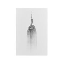 Quadro Decorativo Canvas Torre Empire State Prédio preto