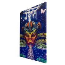 Quadro Decorativo Canvas Xamânico Espiritual Colorido 60x40 Quadro Decorativo Canvas Xamânico Espiritual Colorido 60x40